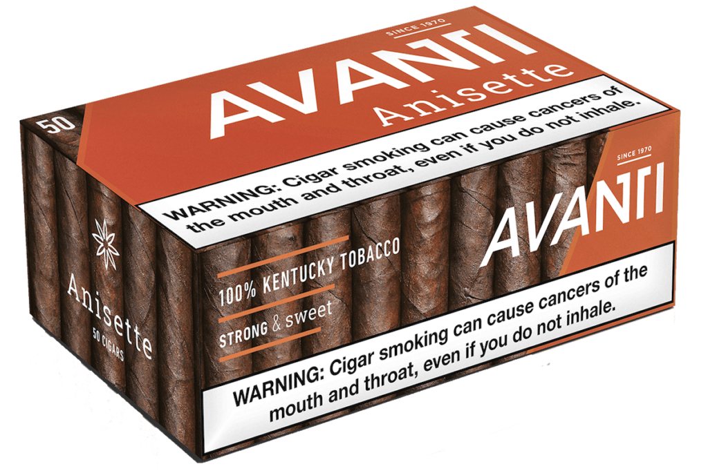 Avanti Anisette Singles 50 Box - Avanti Cigar